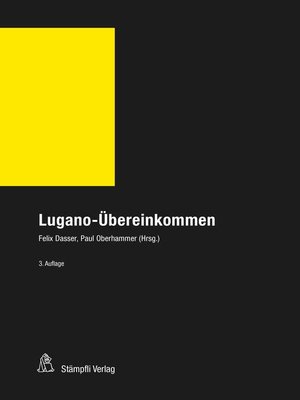 cover image of Lugano-Übereinkommen (LugÜ)